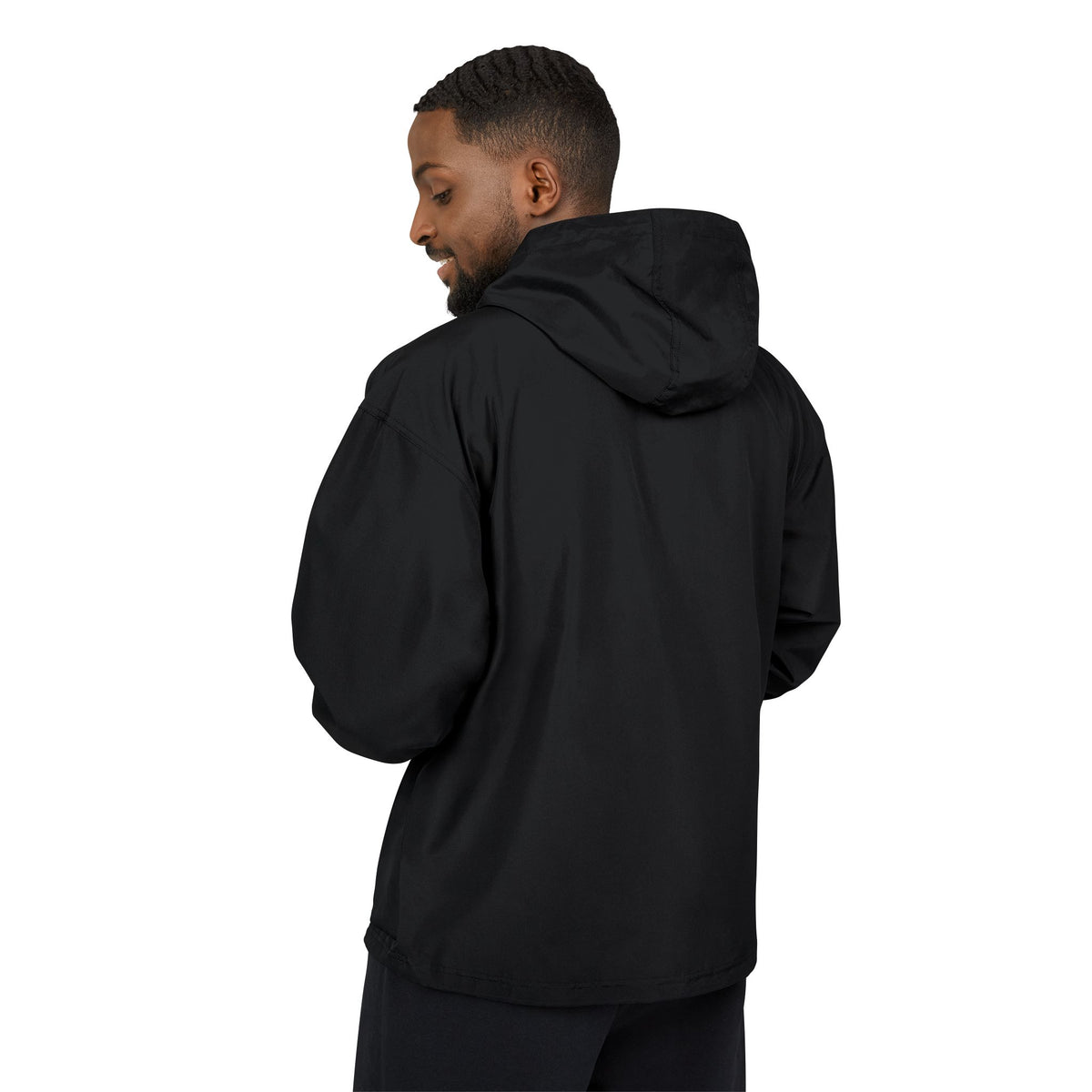 Packable Anorak Jacket - "Love" Heart Patch Windbreaker