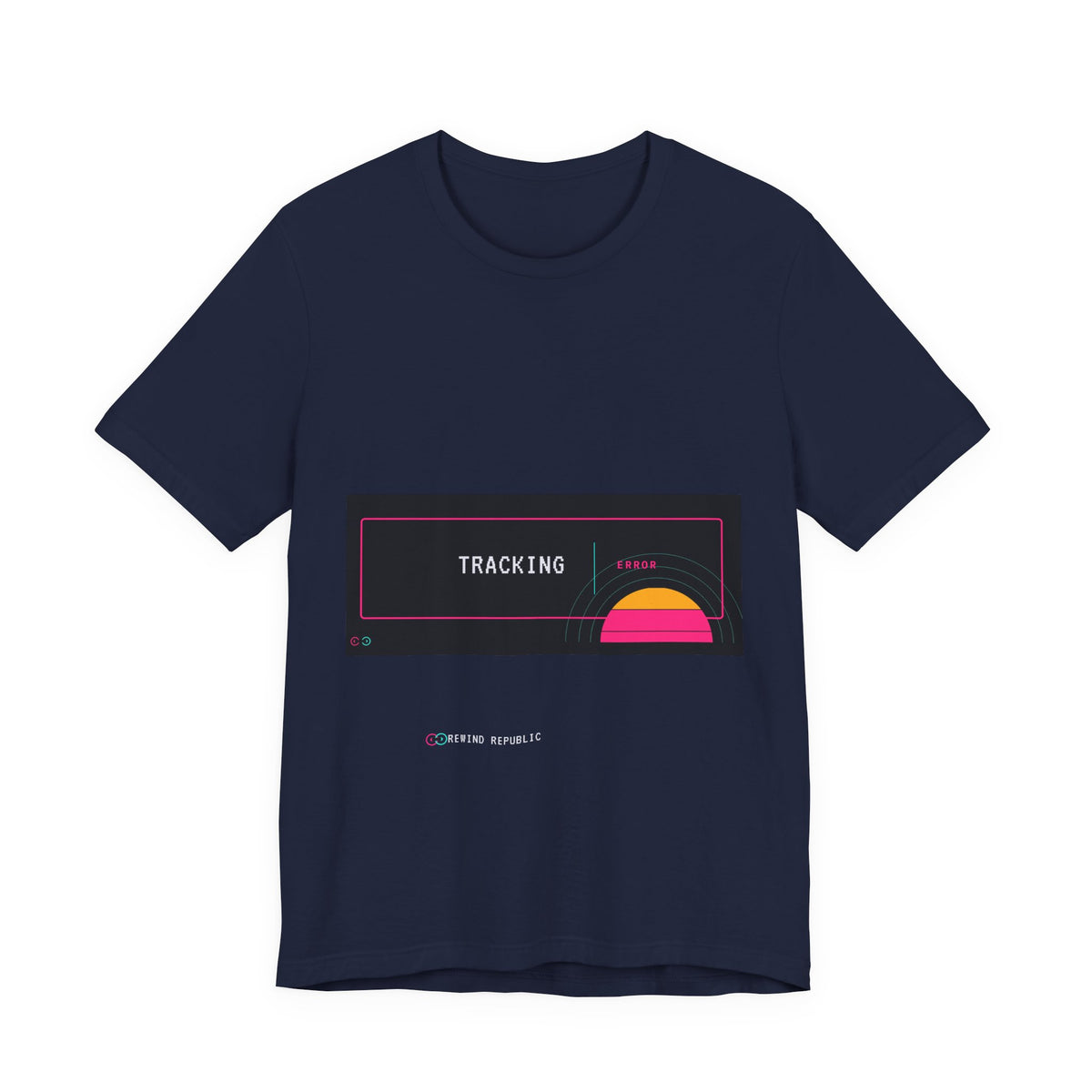 Tracking Sunset Tee — Retro Vaporwave Graphic T-Shirt