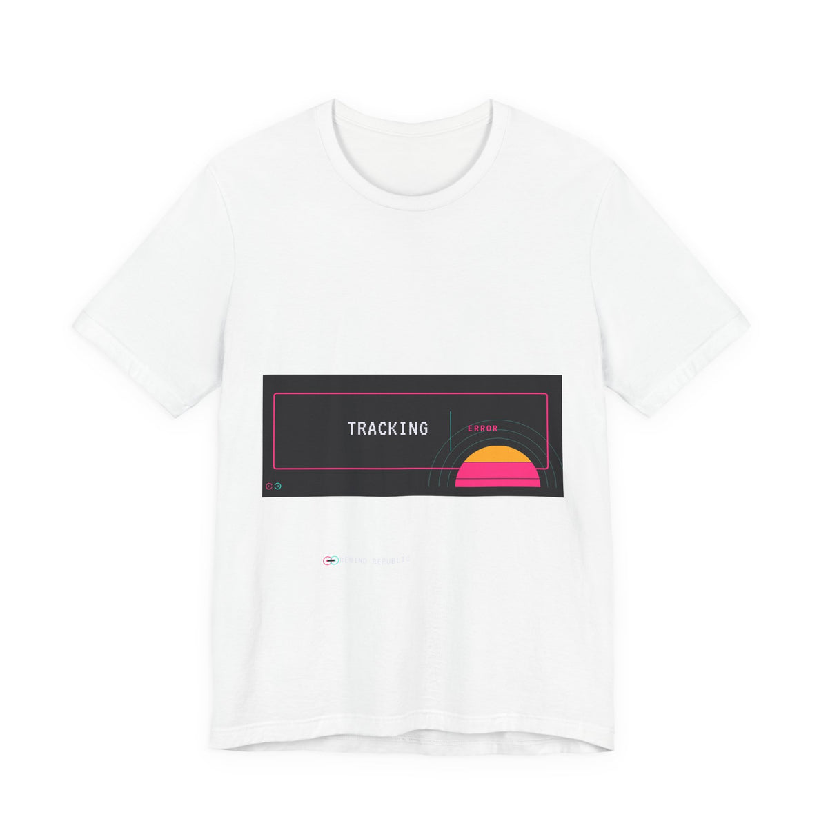 Tracking Sunset Tee — Retro Vaporwave Graphic T-Shirt
