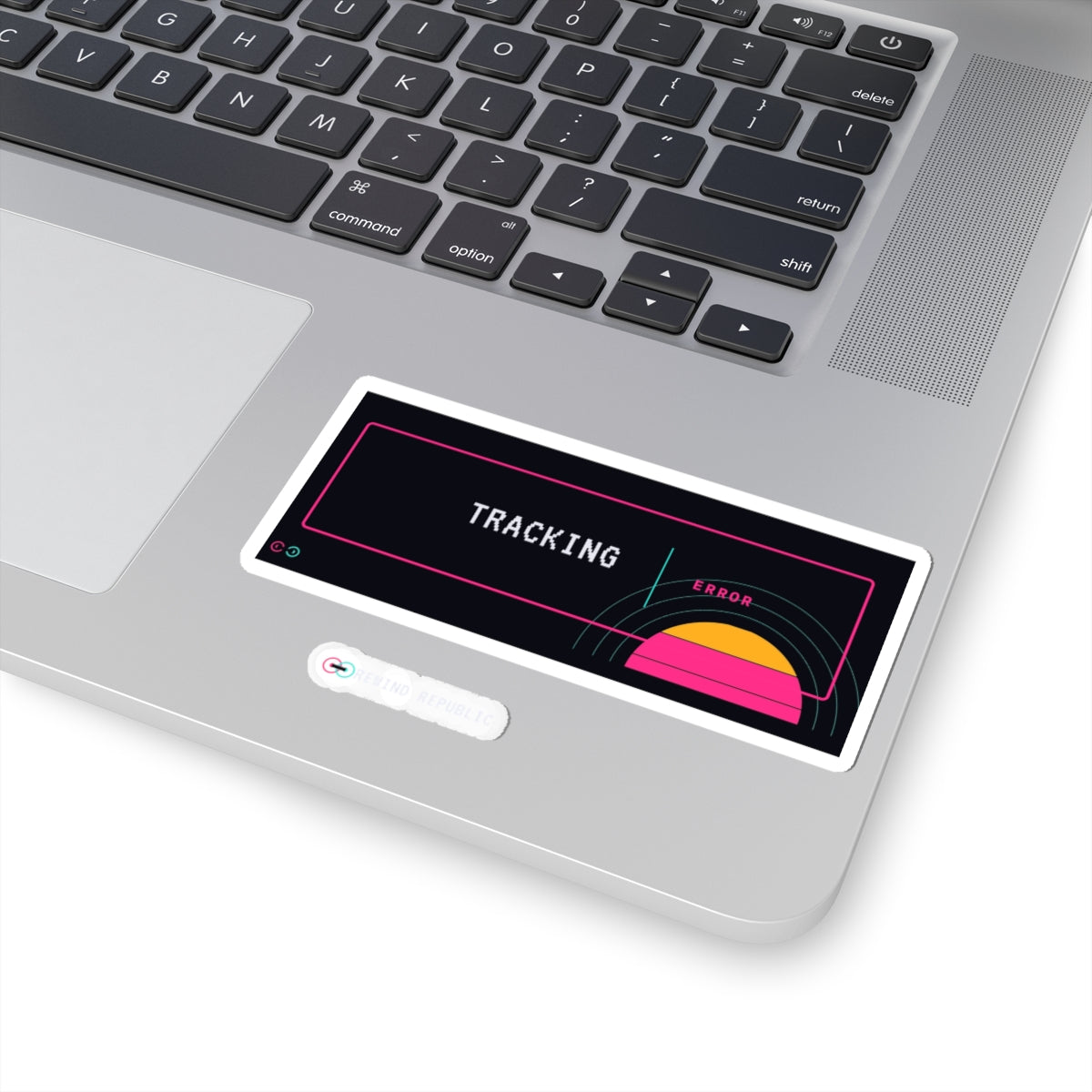 Tracking Error Retro Tech Sticker — Kiss-Cut Vinyl Laptop Decal
