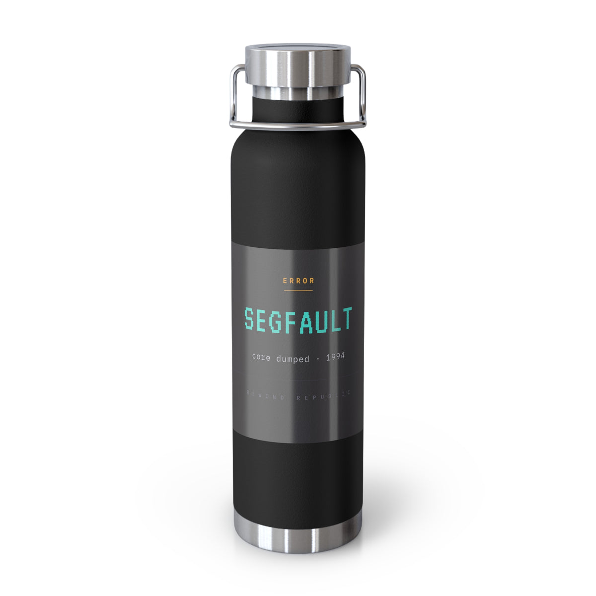 Segfault Stainless Water Bottle — 22oz Copper Vacuum Insulated Bottle