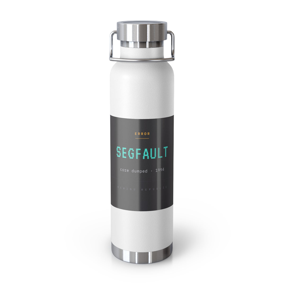 Segfault Stainless Water Bottle — 22oz Copper Vacuum Insulated Bottle