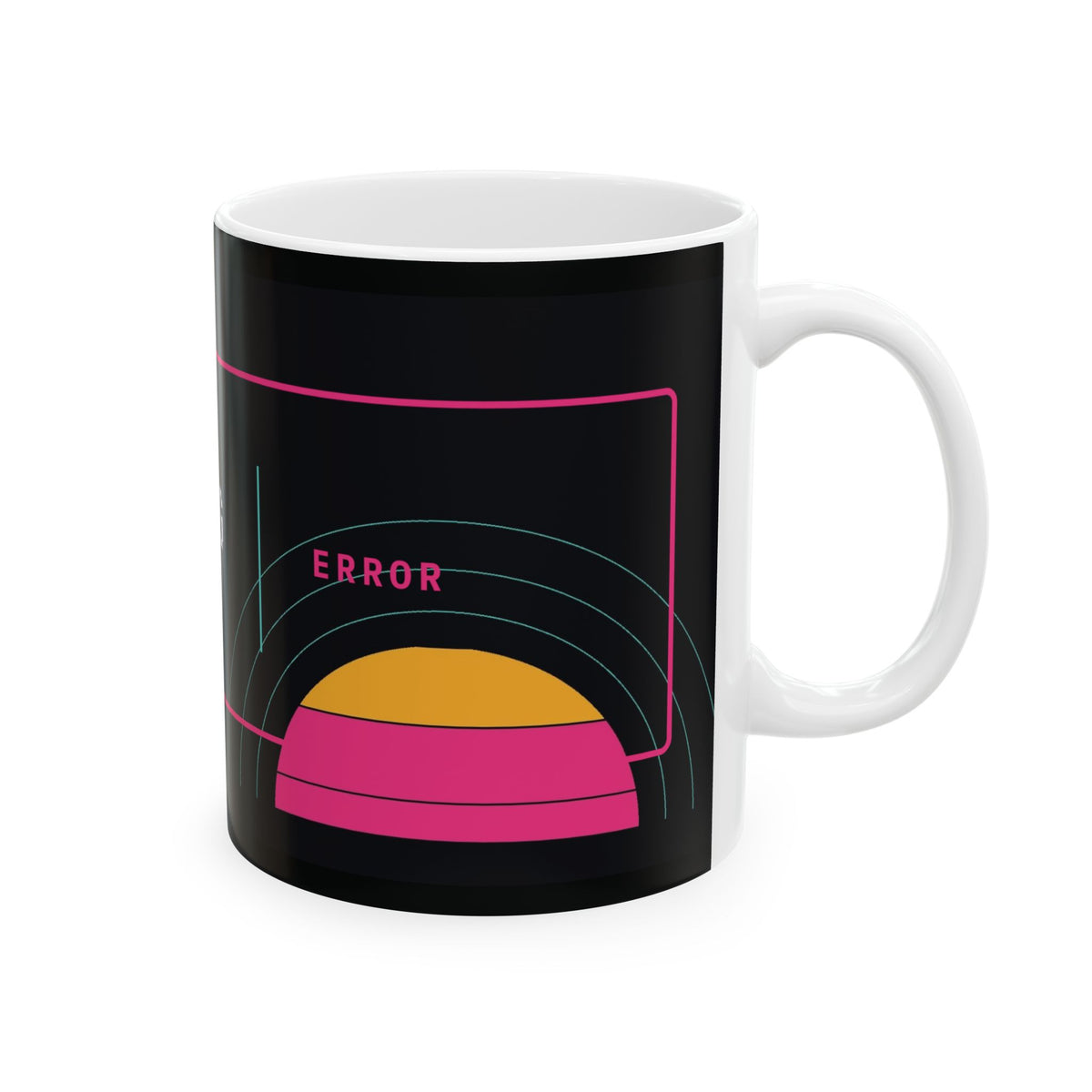 Retro Cyberpunk Tracking Mug – Neon Matrix 11oz/15oz Ceramic