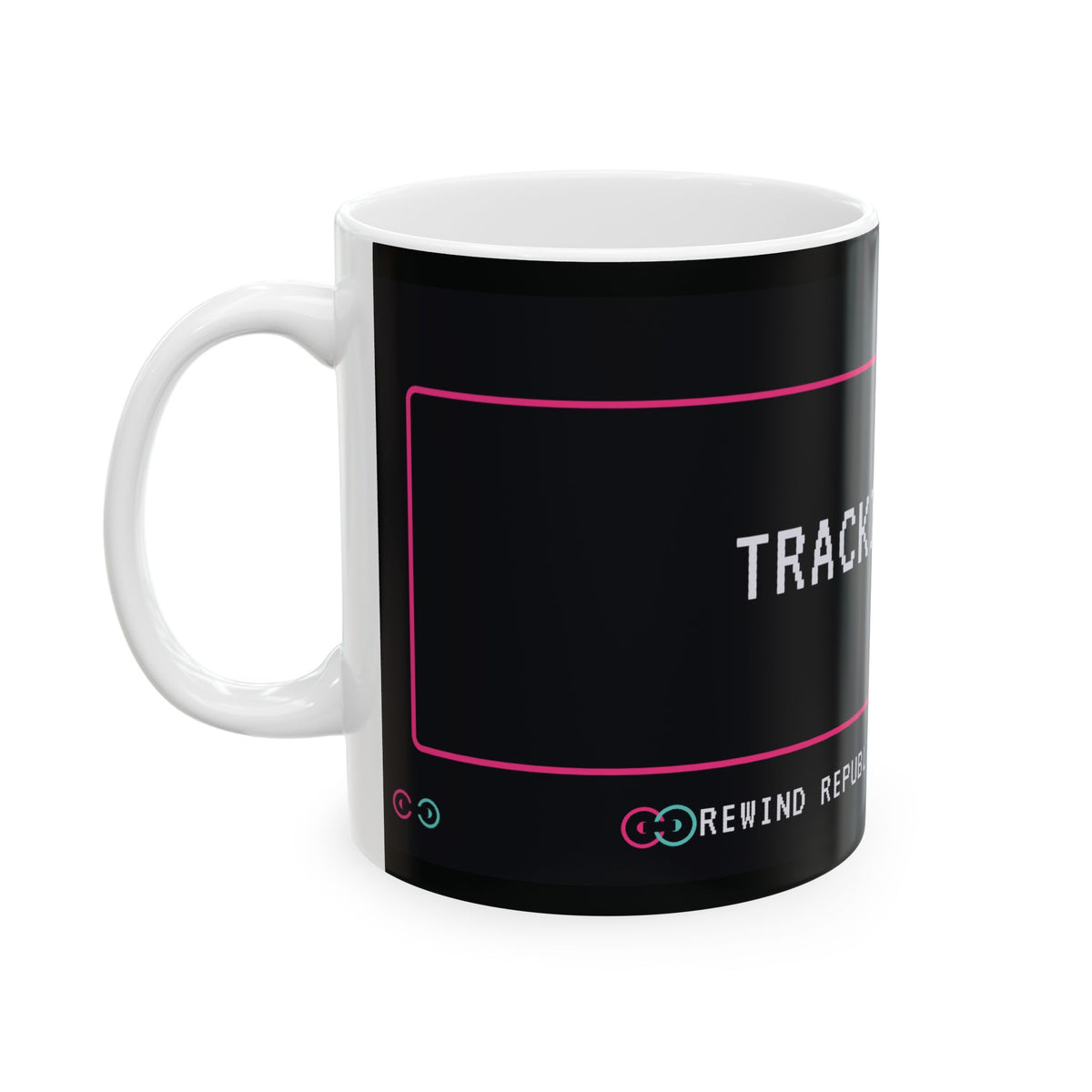 Retro Cyberpunk Tracking Mug – Neon Matrix 11oz/15oz Ceramic