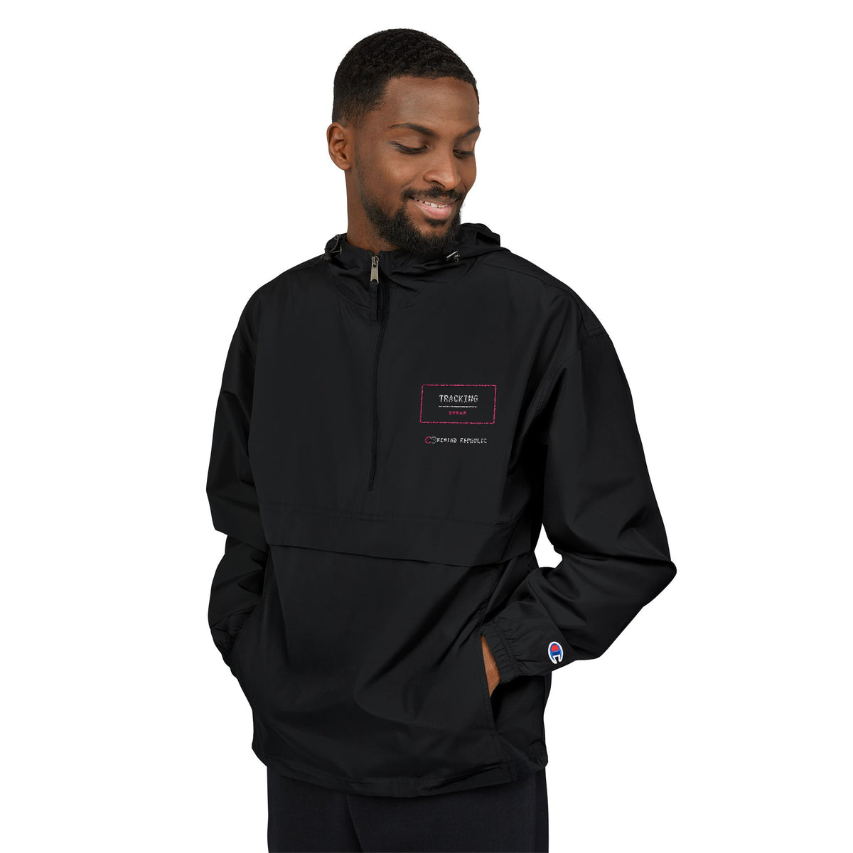 Packable Anorak Jacket - "Love" Heart Patch Windbreaker