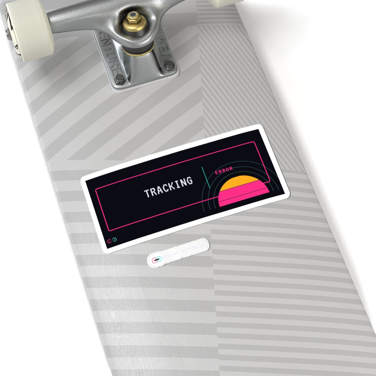 Tracking Error Retro Tech Sticker — Kiss-Cut Vinyl Laptop Decal