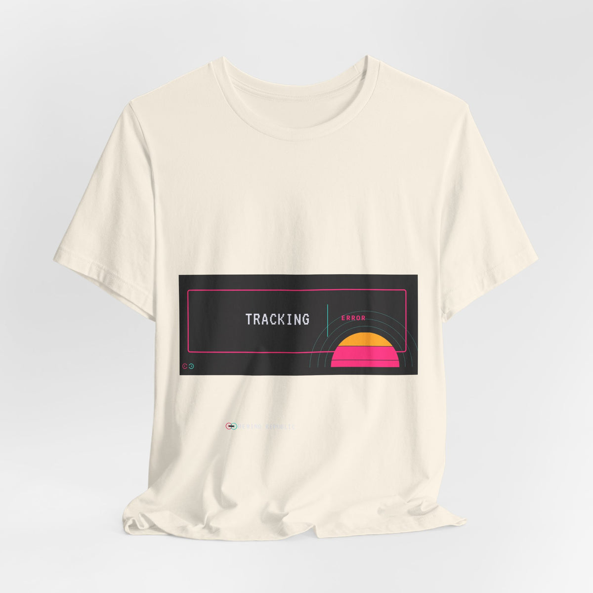 Tracking Sunset Tee — Retro Vaporwave Graphic T-Shirt