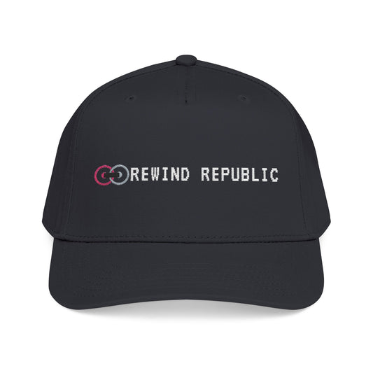 Rewind Republic Embroidered Logo Baseball Cap